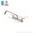 Chrome plated 8" two handle china kitchen faucet